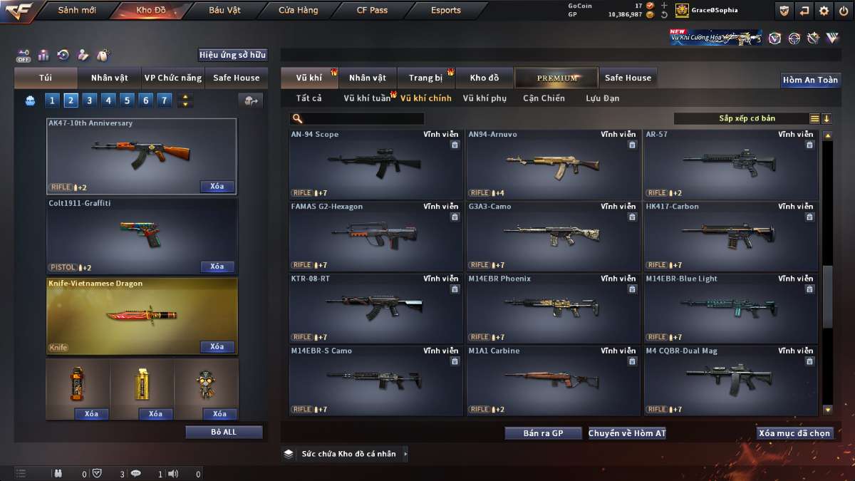 shop acc cf uy tin gia re